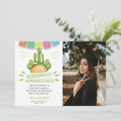 Afstuderen Muchas Gracias Fiesta Bedankkaart (Staand voorkant)