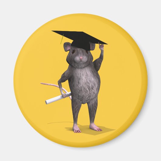 Afstuderen muis magneet (Voorkant)