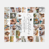 Afstuderen Multi foto Gefeliciteerd cadeau Fleece Deken (Voorkant (Horizontaal))