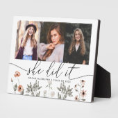 Afstuderen Multi Foto ze maakte het Floral Fotoplaat (Zijkant)