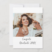Afstuderen Multi Photo Afstudeerder 2025 Party Kaart (Achterkant)