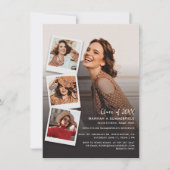 Afstuderen Multi Photo Afstudeerder 2025 Party Kaart (Voorkant)