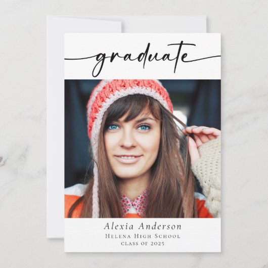 Afstuderen Multi Photo Arch Afstuderen Kaart (Achterkant)