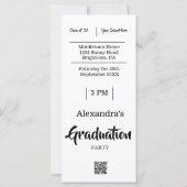 Afstuderen Muziekfestival Lichten Feestuitnodiging (Achterkant)