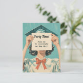 Afstuderen Mystery Moment Briefkaart (Staand voorkant)