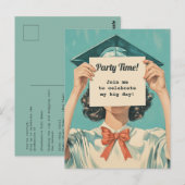Afstuderen Mystery Moment Briefkaart (Voorkant / Achterkant)