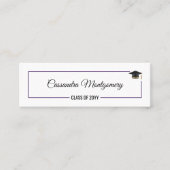 Afstuderen naam Bijlage Fotokaart Contactkaartje (Voorkant)