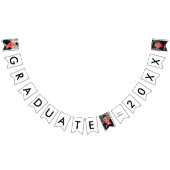 Afstuderen Naam en Jaar 3 Foto's Aangepast Afstude Vlaggetjes (Alle)