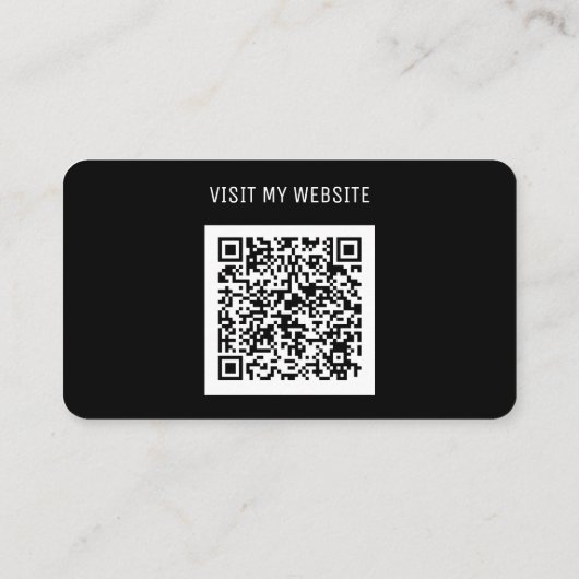 Afstuderen naam Kaart Visitekaartje (Achterkant)