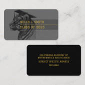 Afstuderen naam Kaart Visitekaartje (Voorkant / Achterkant)