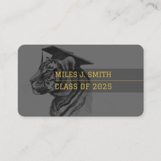 Afstuderen naam Kaart Visitekaartje (Voorkant)