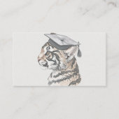 Afstuderen Naam Kaart | Voeg 3 foto's toe Visitekaartje (Voorkant)