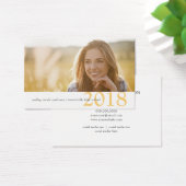 Afstuderen Naam Kaarten Moderne Klasse Jaar Visitekaartje (Bureau)