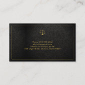 Afstuderen naam rechtenschool afstuderen foto visitekaartje (Achterkant)