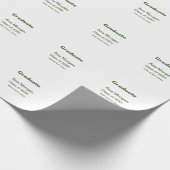 Afstuderen naam schoolnaam klasse van 20XX eenvoud Cadeaupapier (Hoek)