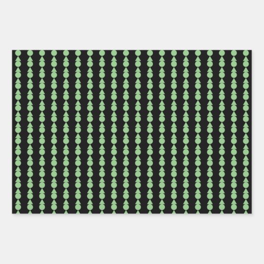 Afstuderen naam Script Geometrisch Inpakpapier Vel (Voorkant 3)