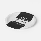 Afstuderen Naam toevoegen | Laten we het Afstudeer Papieren Bordje (Gekanteld)