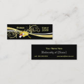 Afstuderen naamkaarten contactkaartje (Voorkant / Achterkant)