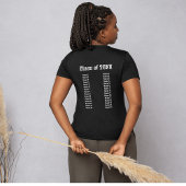 afstuderen namen van klassengenoten Simple Black T-shirt