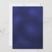 Afstuderen Navy Blue Gold Simple 2025 Kaart (Achterkant)