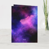 Afstuderen neon voor collage middelbare school bedankkaart (Achterkant)