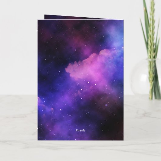 Afstuderen neon voor collage middelbare school bedankkaart (Achterkant)