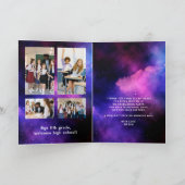 Afstuderen neon voor collage middelbare school bedankkaart (Binnen)