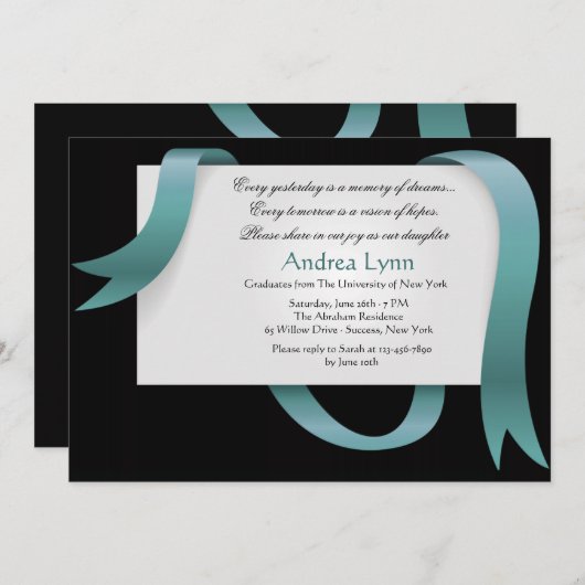 Afstuderen News Uitnodiging (Voorkant / Achterkant)