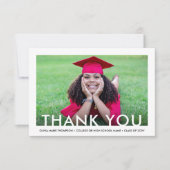 Afstuderen Nieuw Adres 2 Foto Dank u Afstuderen Bedankkaart (Voorkant)