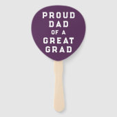 Afstuderen nieuwigheid handwaaier (Voorkant)