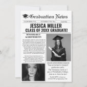 Afstuderen Nieuwsblad College Unieke aankondiging (Voorkant)