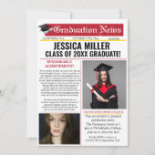 Afstuderen Nieuwsblad College Unieke aankondiging (Voorkant)