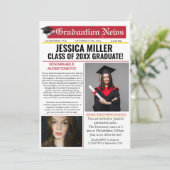 Afstuderen Nieuwsblad College Unieke aankondiging (Staand voorkant)