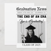 Afstuderen Nieuwsbrief Feestdagenkaart (Voorkant / Achterkant)