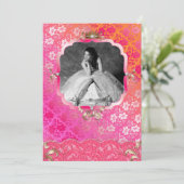 Afstuderen nodigt bekendmaking van Lace Crown PRO  Kaart (Staand voorkant)