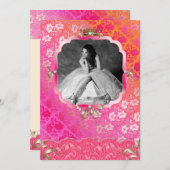 Afstuderen nodigt bekendmaking van Lace Crown PRO  Kaart (Voorkant / Achterkant)