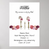 Afstuderen Nurse Degree-certificaat Poster (Voorkant)