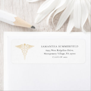 Afstuderen Nurse Pining2025 Retouradres Etiket