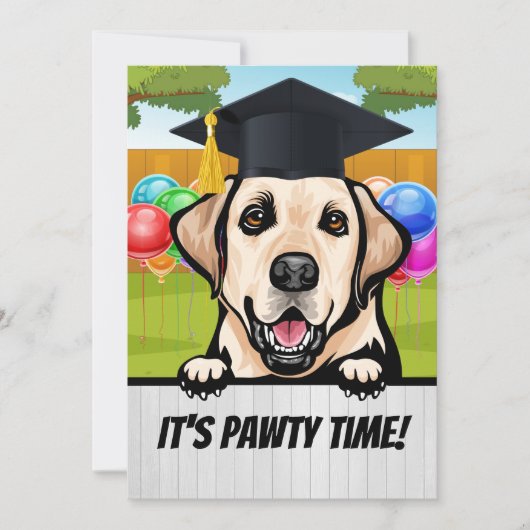 Afstuderen of EEN UITNODIGING VOOR EEN PARTIJ (Voorkant)