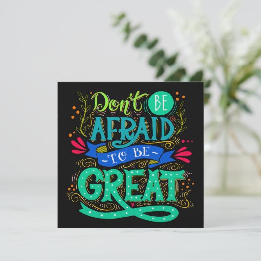 Afstuderen of Motivatie uitnodiging (Staand voorkant)