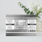 Afstuderen- of partijtoelatingstabel kaart (Staand voorkant)