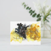 Afstuderen of partijuitnodiging uitnodiging briefkaart (Staand voorkant)