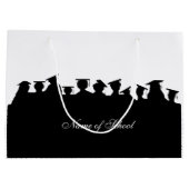 Afstuderen of reünie Aanpassen Cadeautassen Large Cadeautasje (Achterkant)