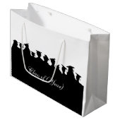 Afstuderen of reünie Aanpassen Cadeautassen Large Cadeautasje (Voorkant Gekanteld)