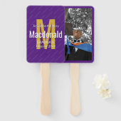 Afstuderen OM DE foto VAN HET GEHEUGEN Afstuderen  Handwaaier (Voorkant en achterkant)