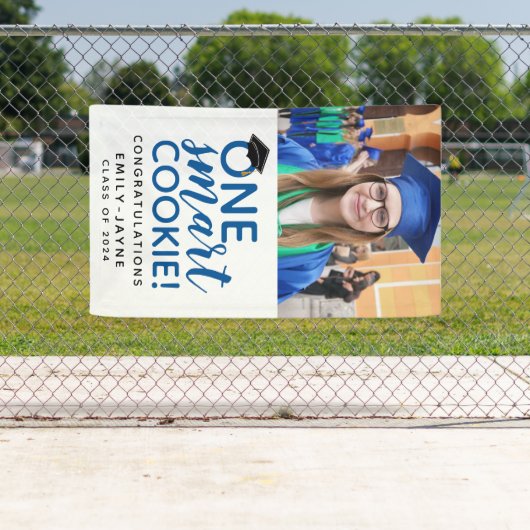 Afstuderen One Smart Cookie Foto Spandoek (Insitu)