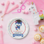 Afstuderen op de kleuterschool Blue Owl  Papieren Bordje (Feest)