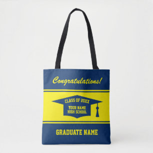 Afstuderen op de middelbare school, klasse 2020 tote bag