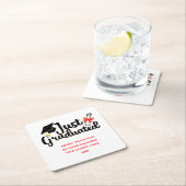 Afstuderen op het hoger onderwijs kartonnen onderzetters (Insitu)