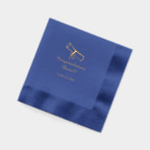 Afstuderen op maat folie servetten (Links)